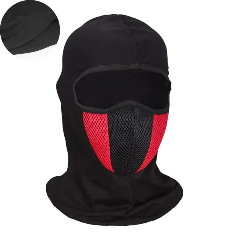 Breathable Balaclava Motorcycle Full Face Masks Skullies Cap Hat Motocross Motorbike Helmet Moto Riding Neck Face Hood Moto Mask - 3