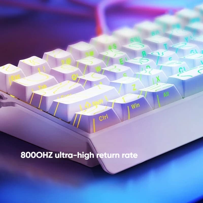 آيروك كاروتماس ميركوري68 ماكس مارس68 برو، لوحة مفاتيح ميكانيكية مغناطيسية للألعاب، تريج سريع 0.001، 8K، سلكية - 4