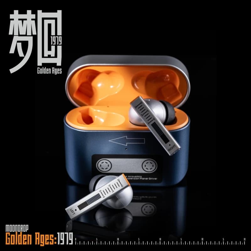MOONDROP Golden Ages TWS Earphones 13mm Super-Linear Full-Frequency Planar Magnetic Driver Multi-Protocol Lossless Transmission - 2