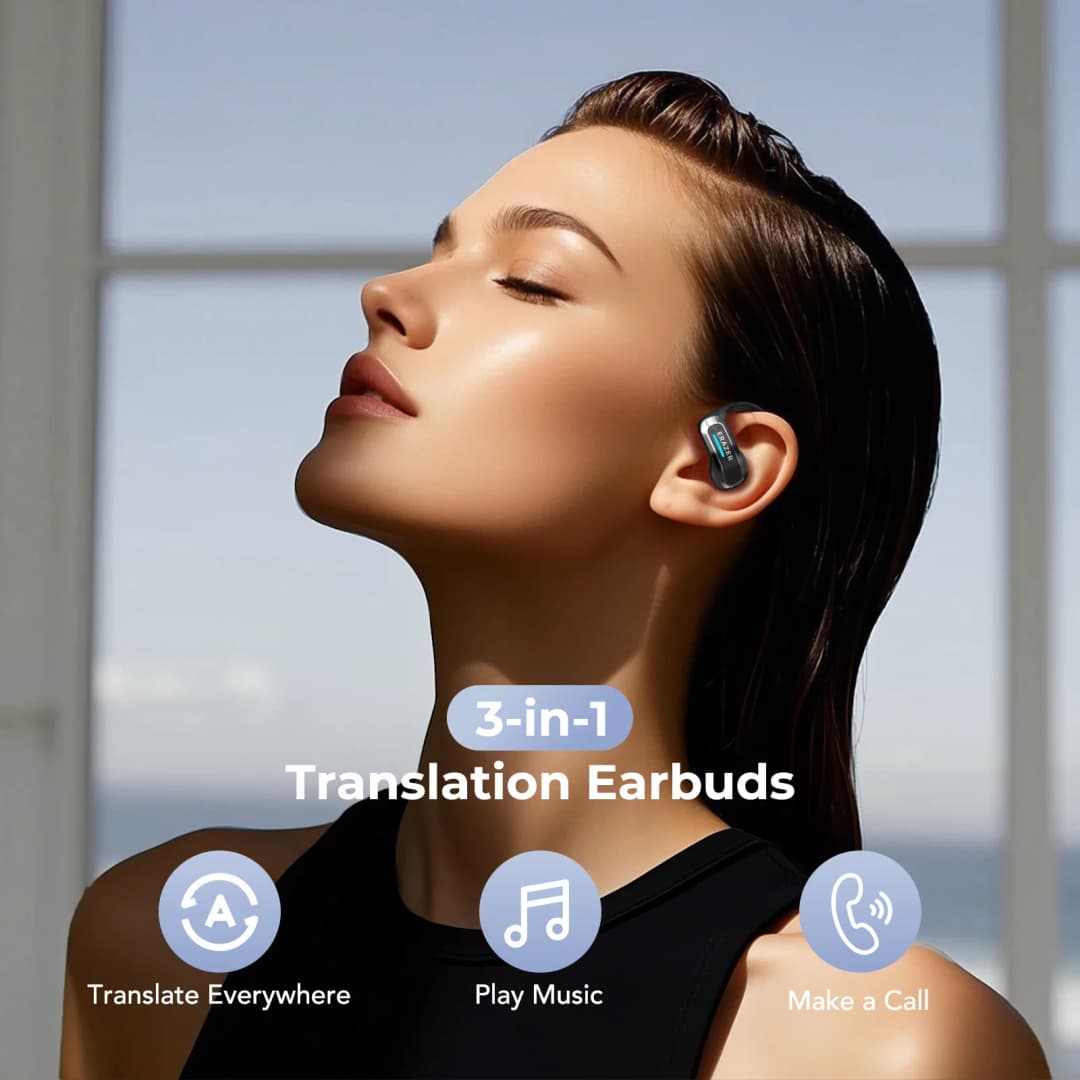 ERAZER X8 AI Translator Earbuds Gaming Bluetooth 5.4 Wireless Headphones Low latency HD Call Earphones with Mic Waterproof - 5