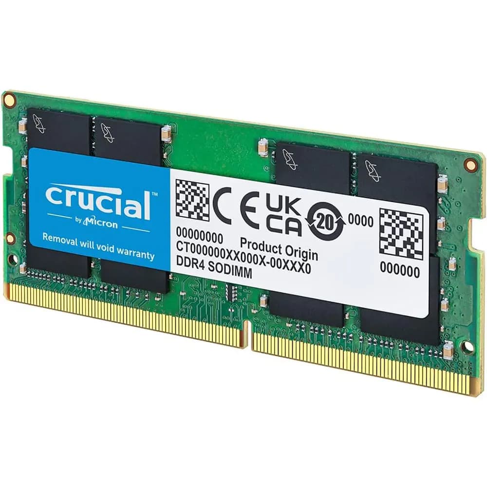 ذاكرة رام Crucial Micron DDR4 بسعة 8 جيجابايت و4 جيجابايت و32 جيجابايت و16 جيجابايت بتردد 3200 ميجاهرتز و2133 و2400 و2666 ميجاهرتز لاجهزة اللابتوب PC4-21300 و19200، ذاكرة SODIMM للاجهزة المحمولة - 5