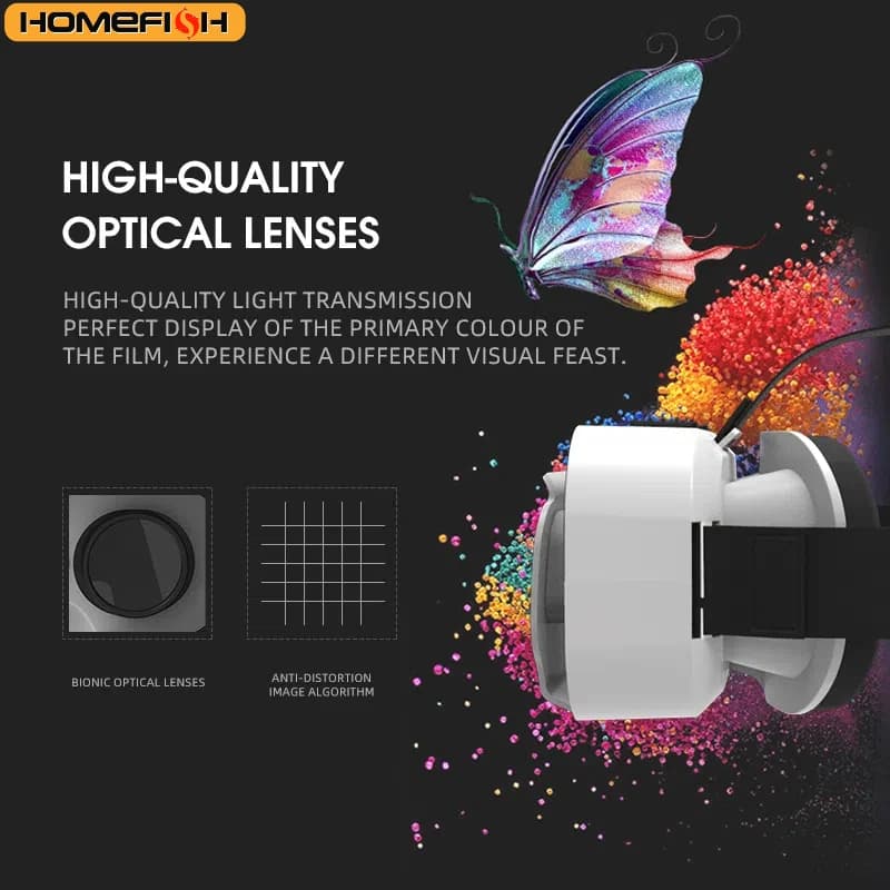 VR Glasses 3D Headset Virtual Reality Device Helmet Goggles Lenses Mobile Smartphone Smart Phone Cell Realidade Viar VR - 4