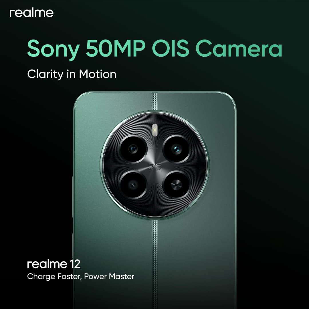 تخفيضات: هاتف realme 12 4G بكاميرا Sony OIS بدقة 50 ميجابكسل، معالج Snapdragon 685، شاشة AMOLED مقاس 6.67 بوصة بمعدل تحديث 120 هرتز، شحن 67 واط، NFC - 3