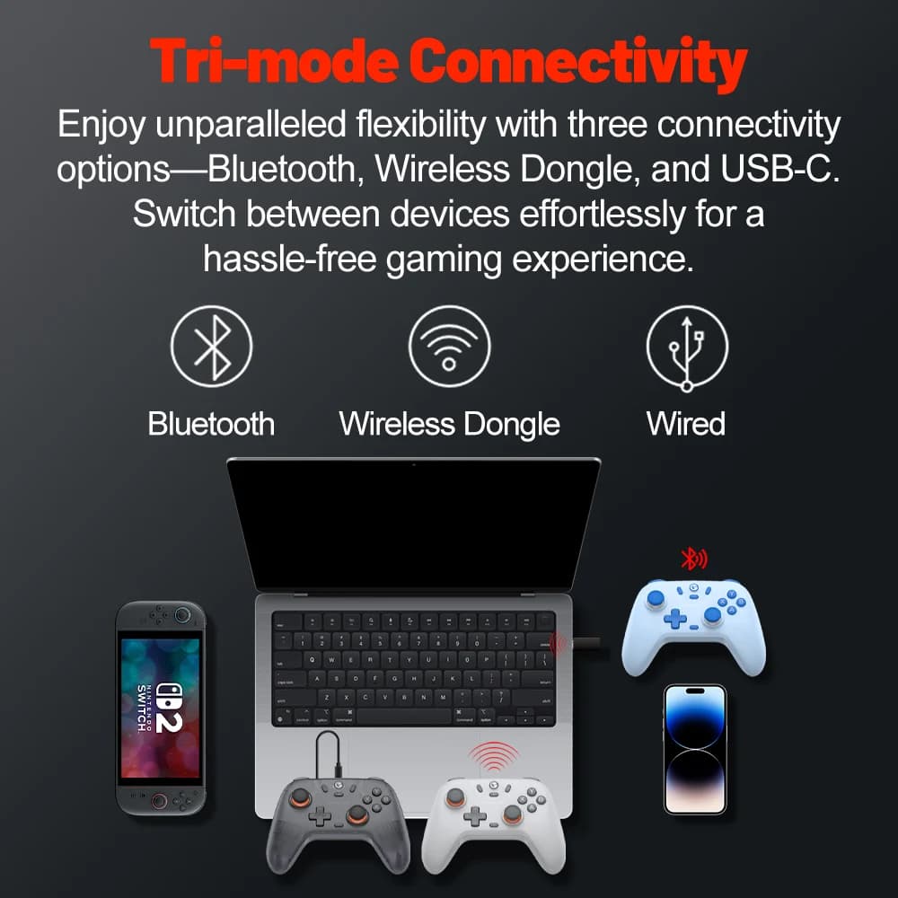 Gamesir Nova Lite Gamepads PC for Nintendo Switch 2 Controller Switch Steam Android iOS iPhone Controle Hall Effect Joystick - 3