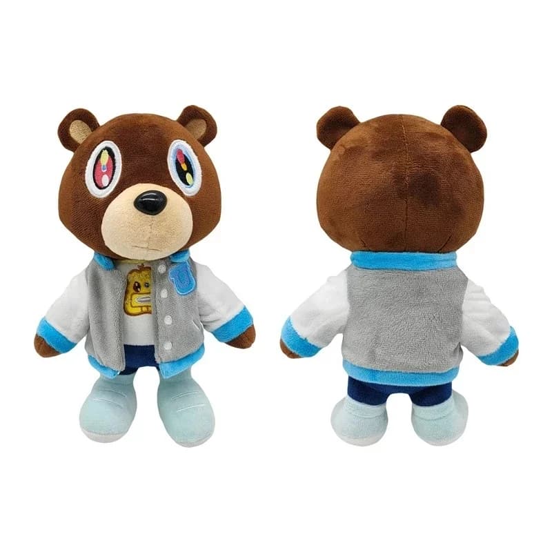 26cm Kawaii Kanye Dropout Bear Teddy Bear Plush Toys Kanye West Graduation Soft Stuffed Home Room Decor Birthday Gift - 2