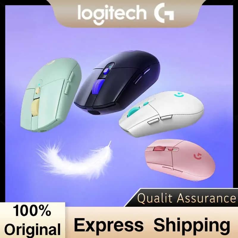 ماوس لاسلكي Logitech G304 X LIGHTSPEED للألعاب والرياضات الإلكترونية، تصميم ميكانيكي، مناسب للأيدي الصغيرة
