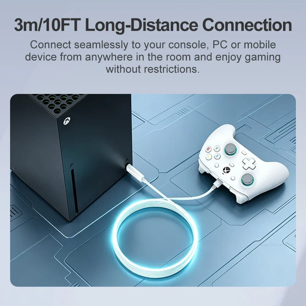 GameSir 3m Nylon Braided Cable for G7 Pro G7 Pro Wuchang Cyclone 2 Nova Lite X5 Lite G7 SE G8 G8+ MFi X5s Kaleid Flux Gamepad - 3