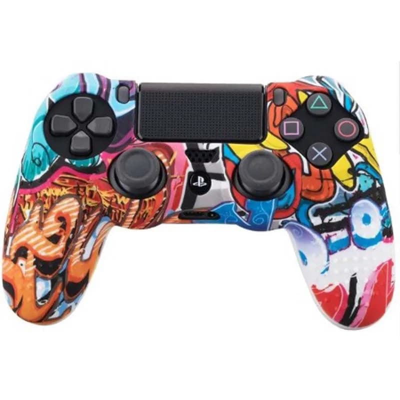 غطاء واقي من السيليكون الناعم المضاد للانزلاق من الجيل المطاطي لـ SONY Playstation 4 PS4 وحدة تحكم PS4 Pro Slim Gamepad - 2