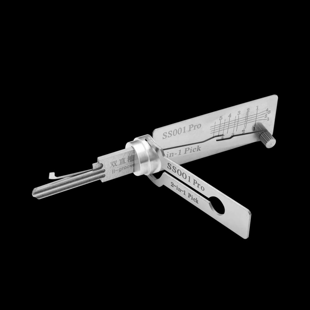 أدوات Lishi SS001 SS002، أدوات قفل 2 في 1، فك شفرة المفتاح الرئيسي، فك شفرة Micha، خطافات، خطوط Topolines لفتح الأقفال - 5