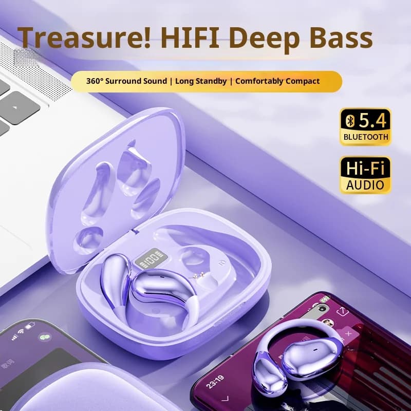 سماعات رأس Sony X32 بلوتوث لاسلكية أصلية: سماعات رياضية HiFi مع مايكروفون، تصميم Earhook - 3