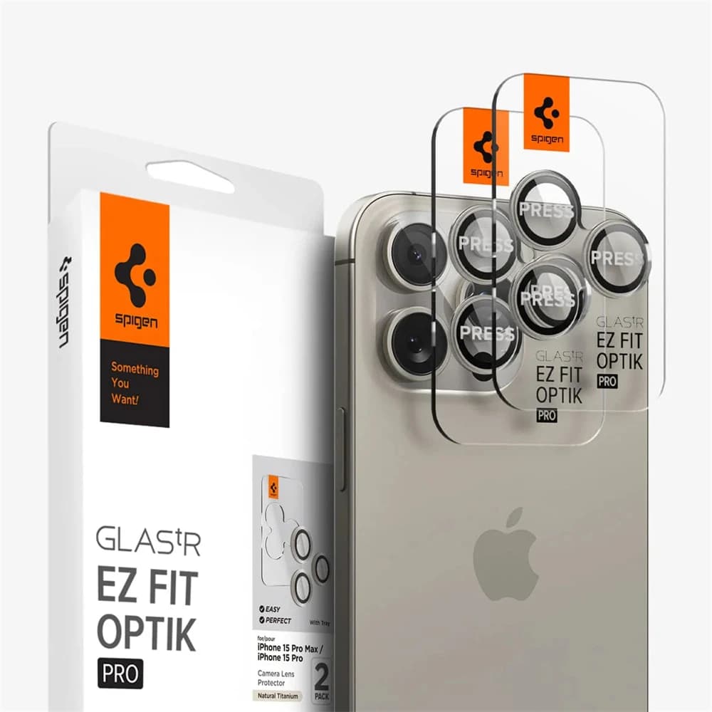 Spigen Camera Lens Screen Protector GlasTR EZ Fit Optik Pro For iPhone 17 Pro Max Air 16 15 14 Pro Max Plus HD Lens Screen 2 PCS