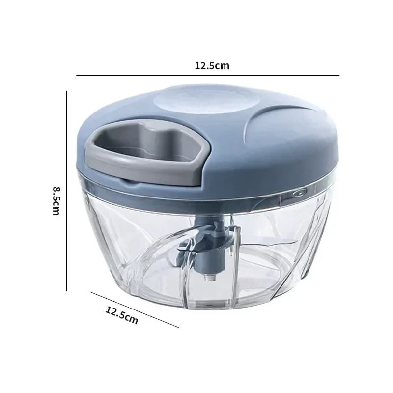 Crusher Vegetable Onion Cutter Kitchen Cooking Accessories 500/900ML Manual Meat Mincer Garlic Chopper Rotate GarlicPress - 5