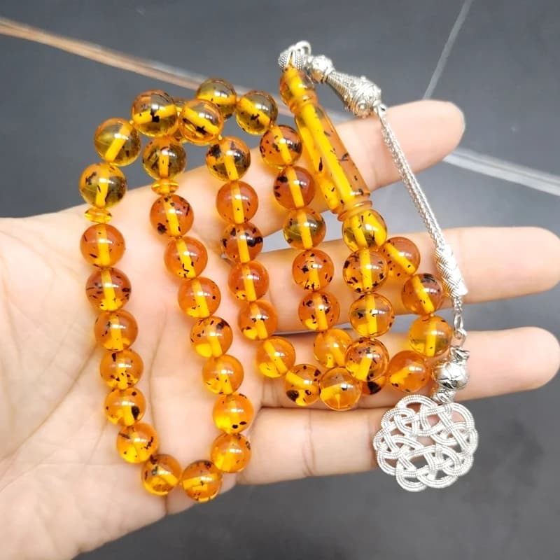 سوار تسبيح إسلامي راتينج ، هدية عيد ، حبات صلاة ، سوار تركي ، مجوهرات إسلامية ، إكسسوارات في اليد ، موضة عربية - 2