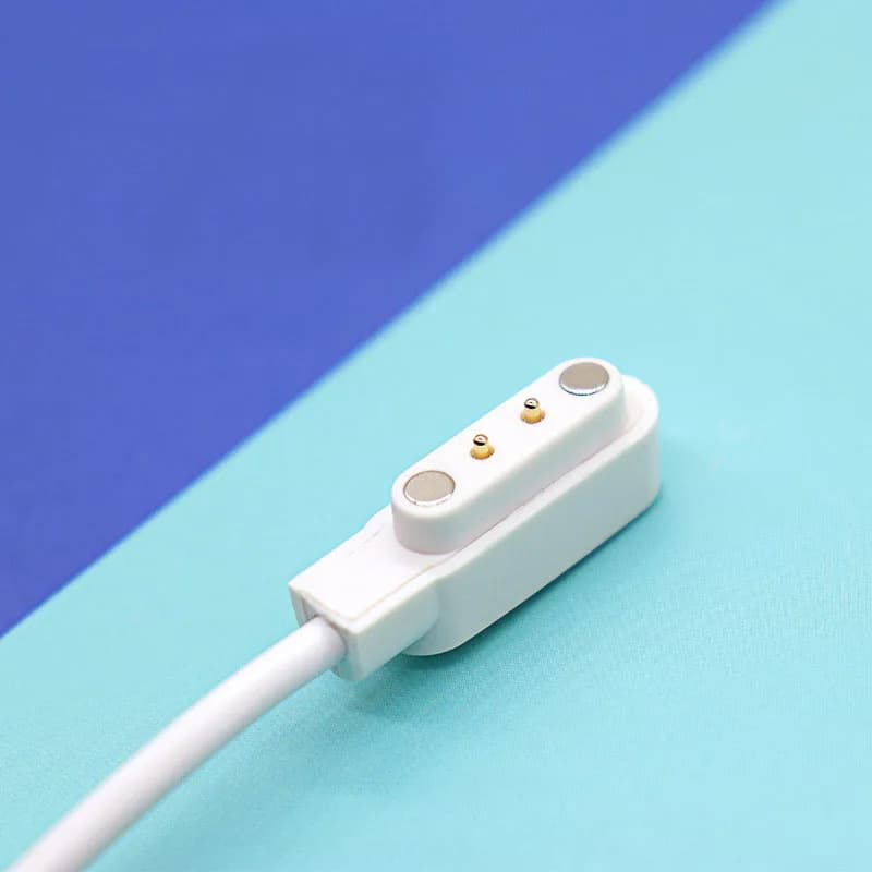 شاحن ساعة ذكية مع كابل USB - 2 دبابيس/4 دبابيس، متوافق مع ساعات الكبار والأطفال - 4