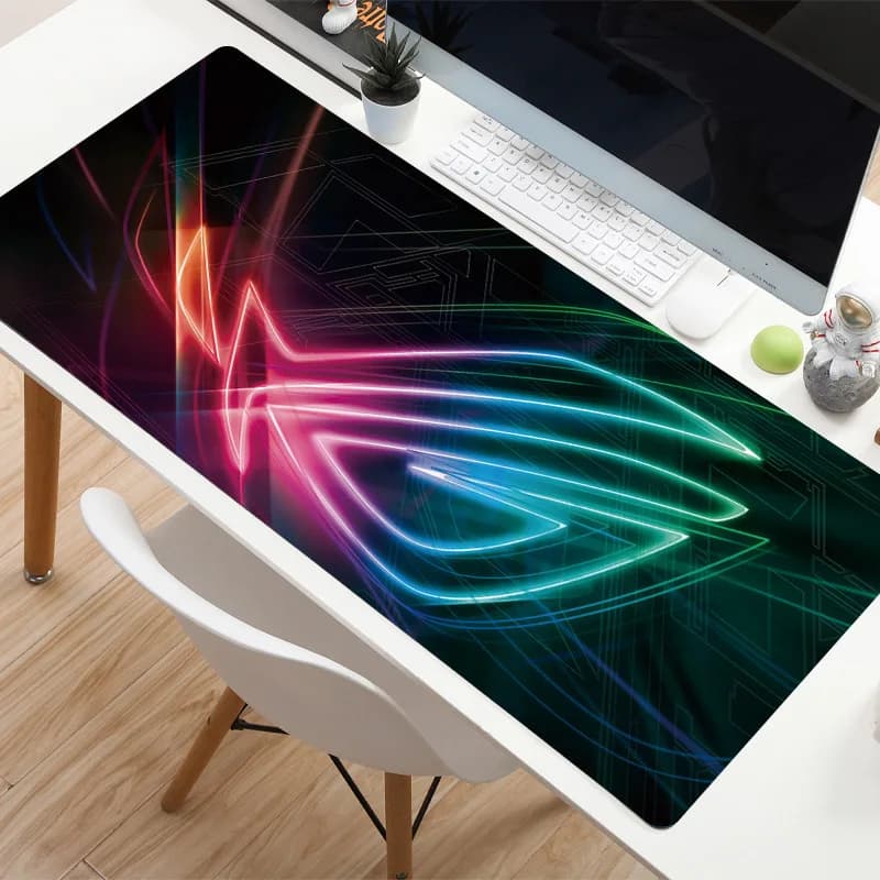 لوحة ماوس كبيرة ASUS Xxl، جمهورية اللاعبين ROG، سجادة ماوس، قاعدة مطاطية غير قابلة للانزلاق، لوحة مكتب للكمبيوتر ولوحة مفاتيح - 3