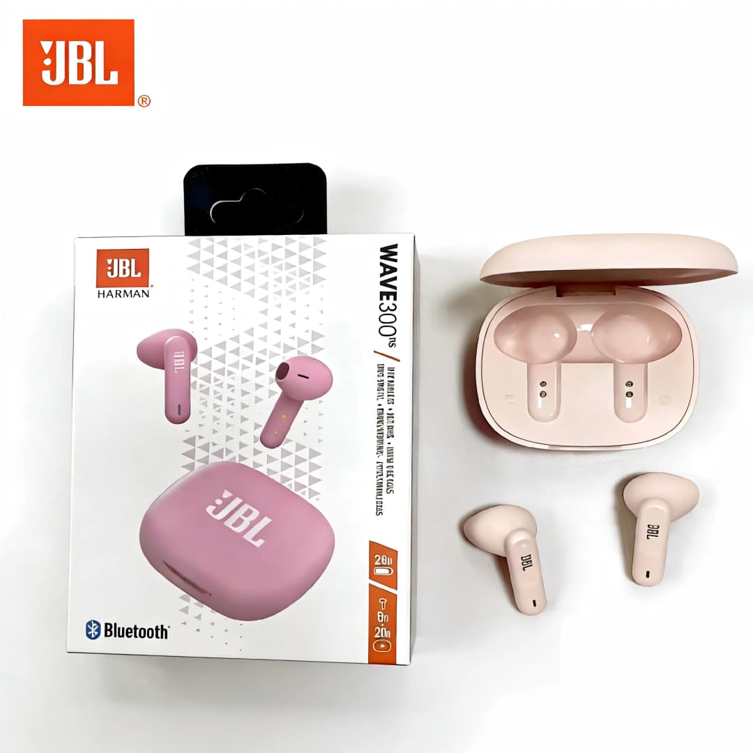 سماعات بلوتوث لاسلكية حقيقية JBL Wave 300 TWS، سماعات أذن JBL W300، صوت باس، رياضية، موسيقى، مع ميكروفون - 5