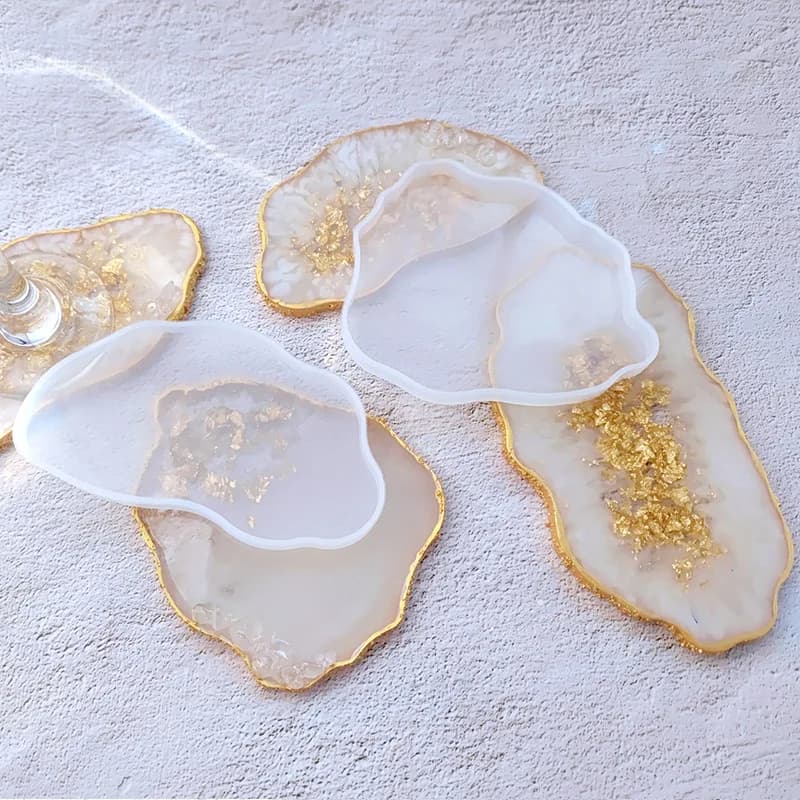 1-4 قطعة أقلام خطاط (ماركر دائمة مقاومة للماء DIY بها بنفسك قالب راتنجات الايبوكسي الذهب الفضة اللون لوازم الرسم قلم تحديد الحرفية - 3