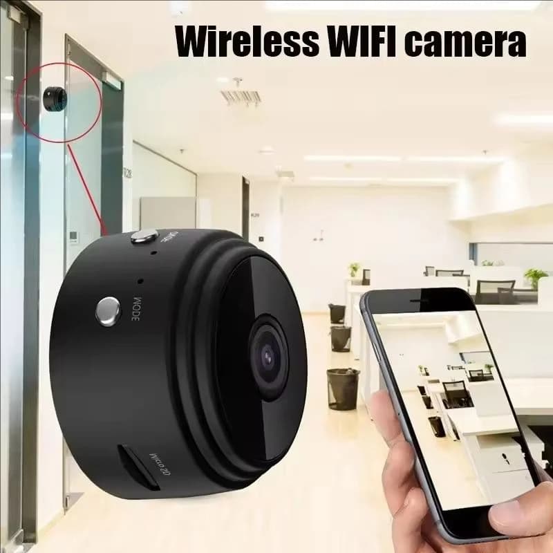 كاميرا A9 صغيرة الحجم بتقنية Wifi بدقة 1080P، مراقبة أمنية لاسلكية، تحكم عن بعد، رؤية ليلية، مراقبة فيديو، كاميرا منزلية ذكية صغيرة بدقة HD - 4