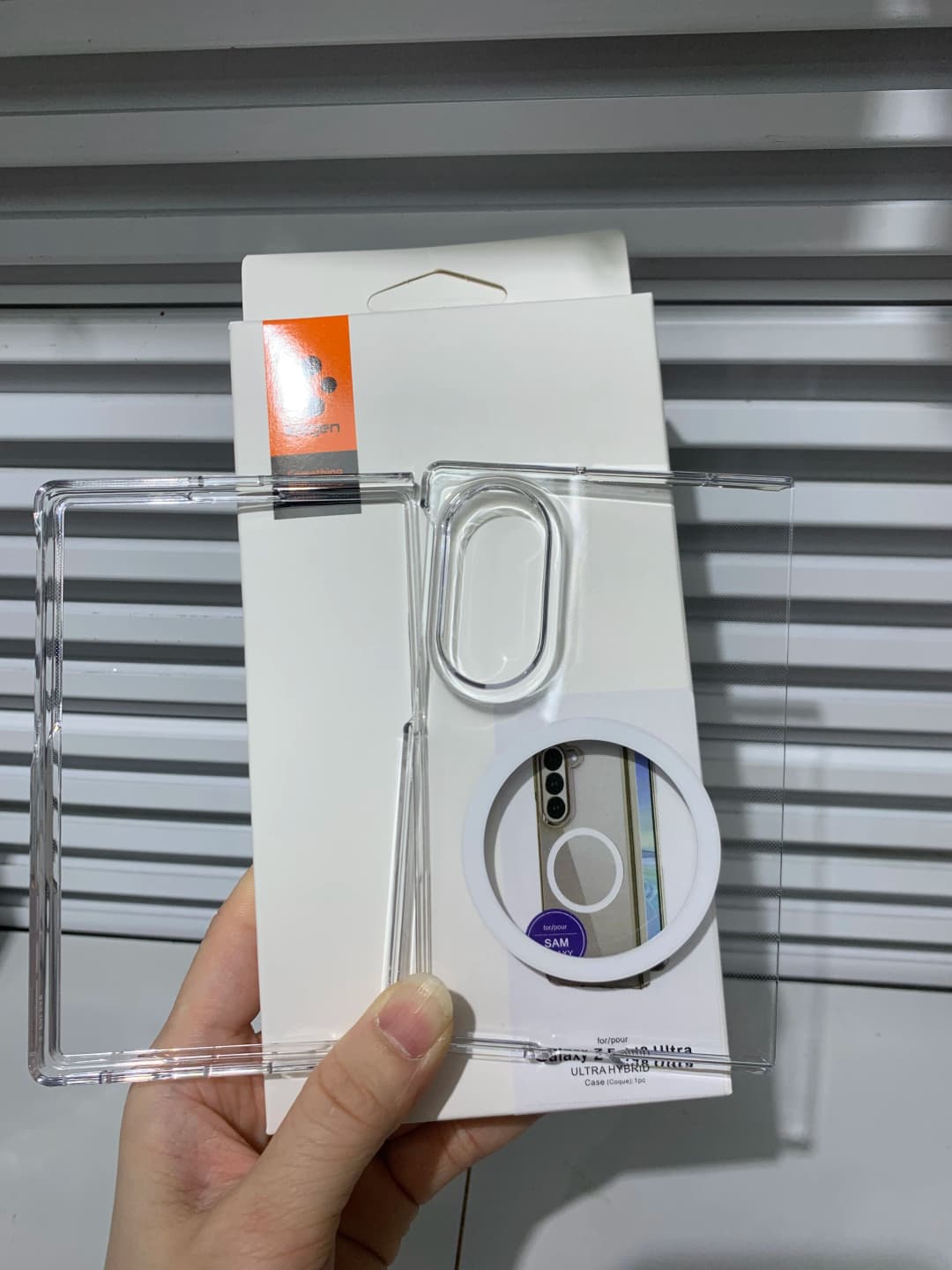Spigen Transprent For Magsafe PC Phone Case For Samsung Galaxy Z Fold 8 Ultra 7 6 5 Ultra Thin Shockproof Hard Cover For Z Fold7 - 6