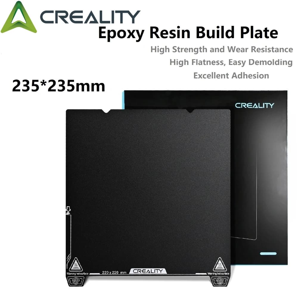 Creality Epoxy Resin Build Plate 235x235mm para Flexible Print Platform for Ender-3 V3/Ender-3 V3 SE/Ender-3 V3 KE