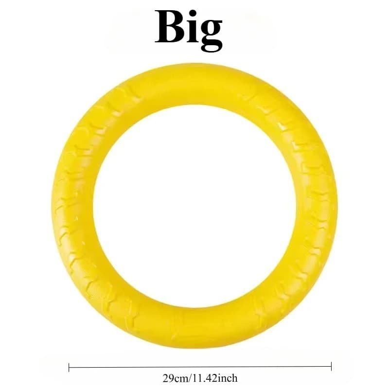 Dog Ring Toys Indestructible Chewing Flying Floating Training Tools Fetch for Small Medium Large Dogs Throwing Catching Flying - 6