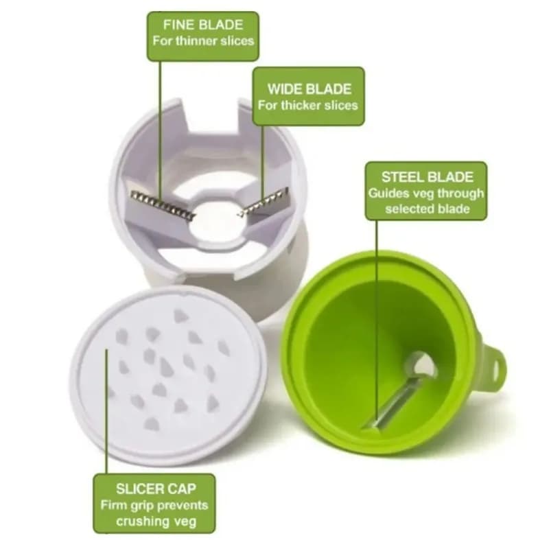 Heavy Duty Vegetable Spiralizer, Spiral Slicer, Cutter, Zucchini Pasta, Noodle, Spaghetti Maker - 6