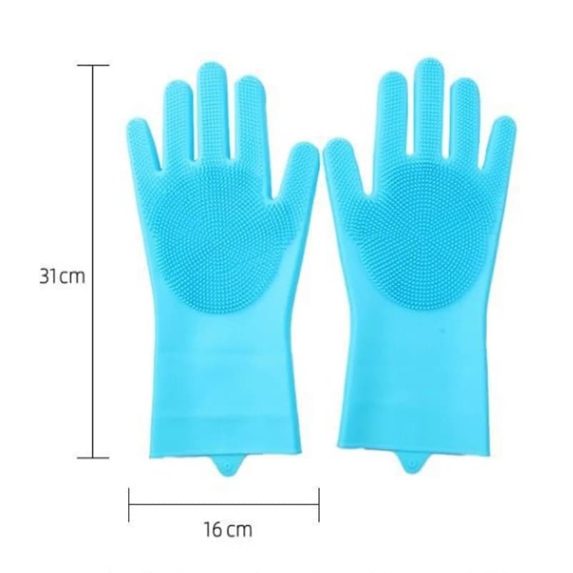 Pet Dog bath accessories Scrub brush Teddy silicone bath gloves anti-scratch and anti-bite bath products - 6