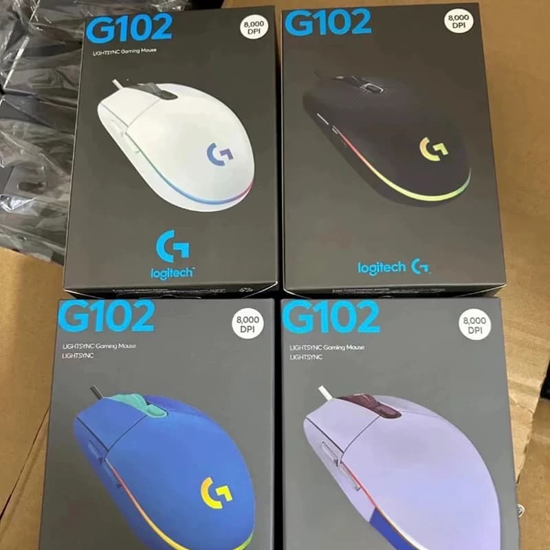 فأرة ألعاب Logitech G102 الجيل الثاني، لألعاب الكمبيوتر والمكتب، أصلية
