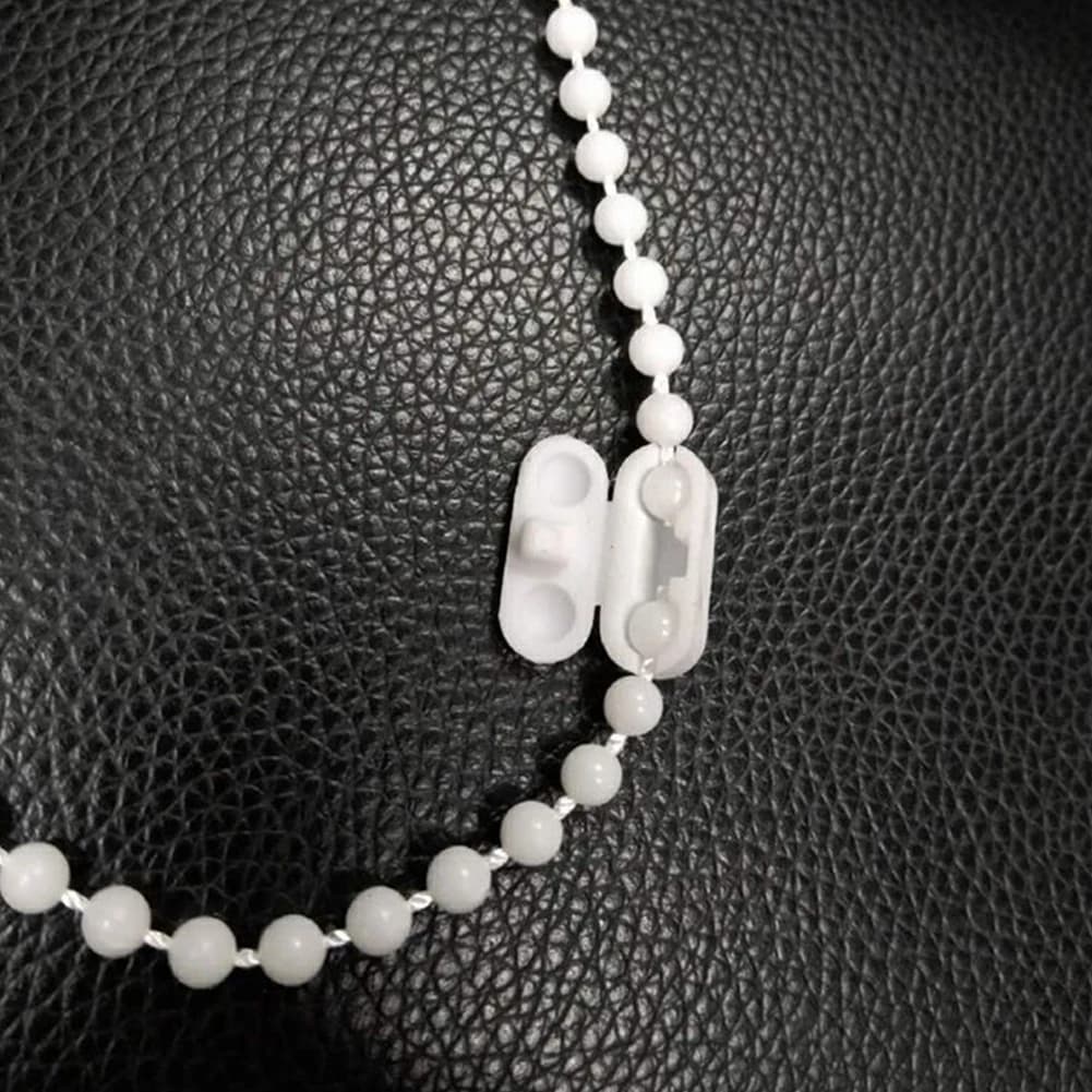 أداة احتياطية لمشابك الستائر العمودية، موصل سلسلة ستارة، موصل حبل سحب الستائر الدوارة البلاستيكية 10/20/50