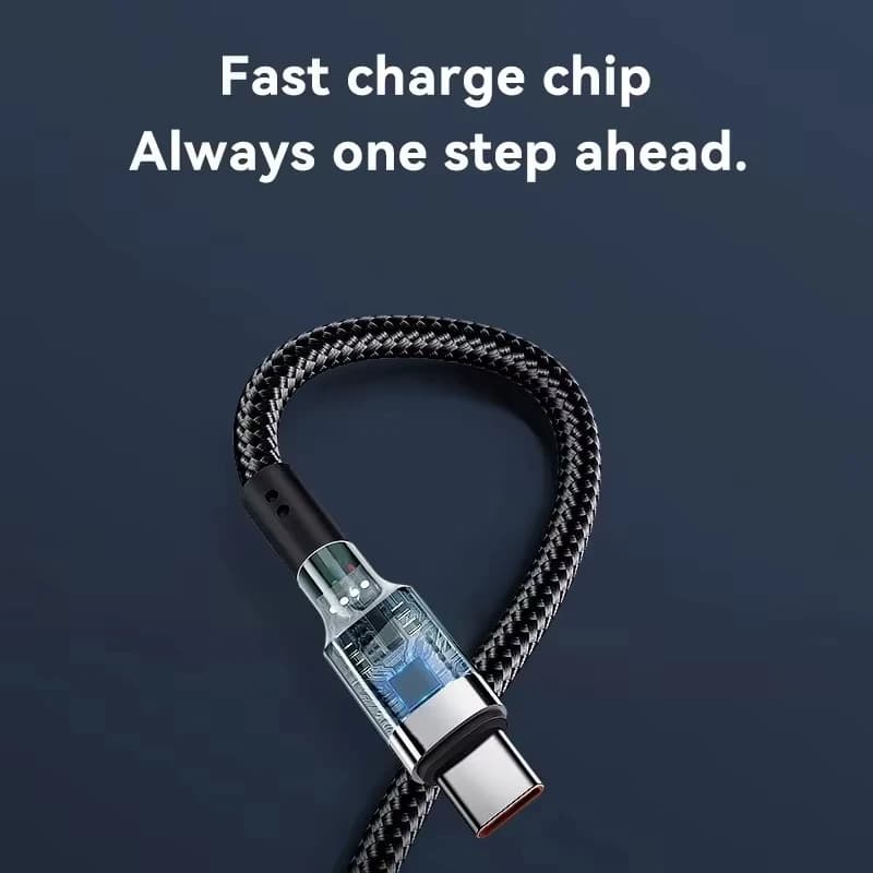 كابل شحن سريع 120 واط PD شحن سريع عالي الجودة USB C إلى USB Type C لهاتف آيفون وشاومي 17 بلس برو ماكس وسامسونج S24 - 3