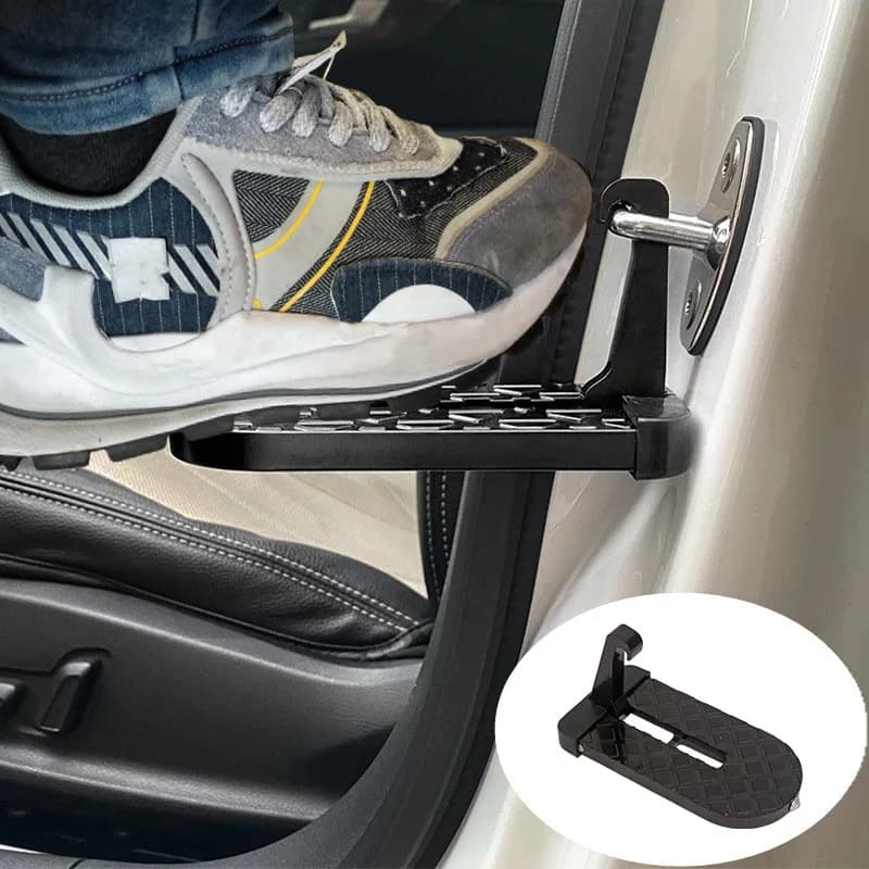 Foldable Car Roof Rack Step Car Door Step Multifunction Universal Latch Hook Foot Pedal Aluminium Alloy Safety car accessories - 2