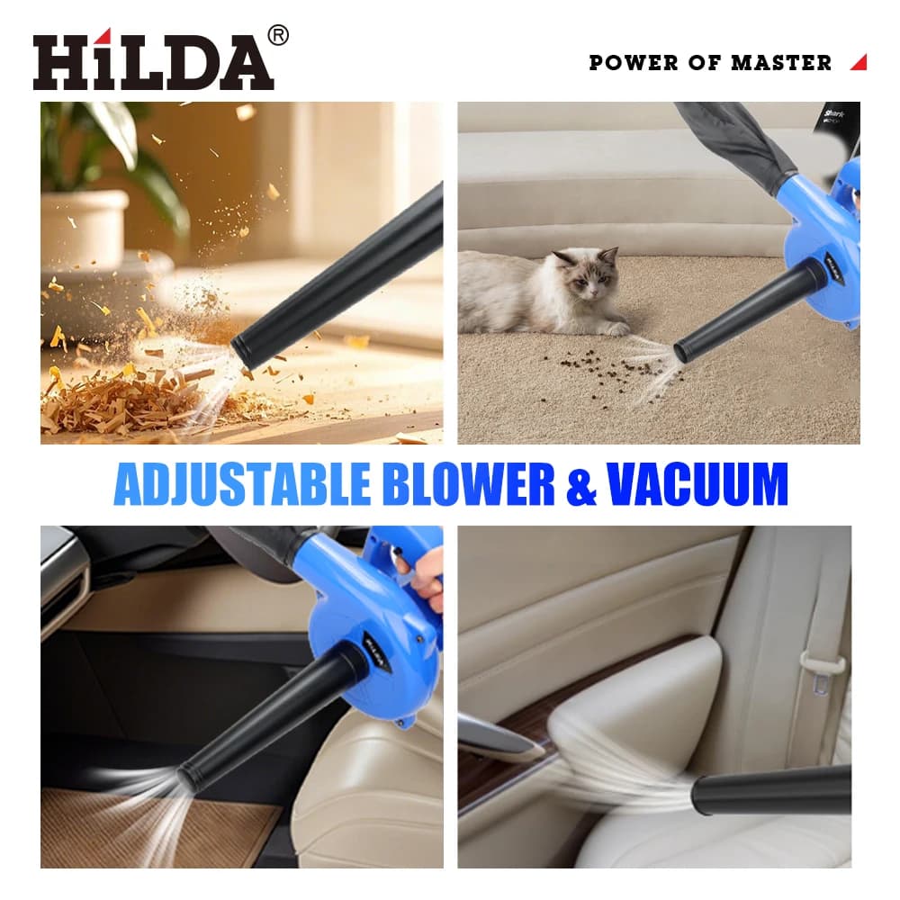 HILDA Air Blower Dust Blower 1000W Computer Cleaner Electric Air Blower Dust Blowing Dust Computer Dust Collector Blower - 3