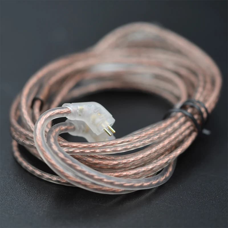 KZ Headphone Cable High-Purity Copper Cube Mixed Upgrade Cable Earphone Wire Original Wire - 4