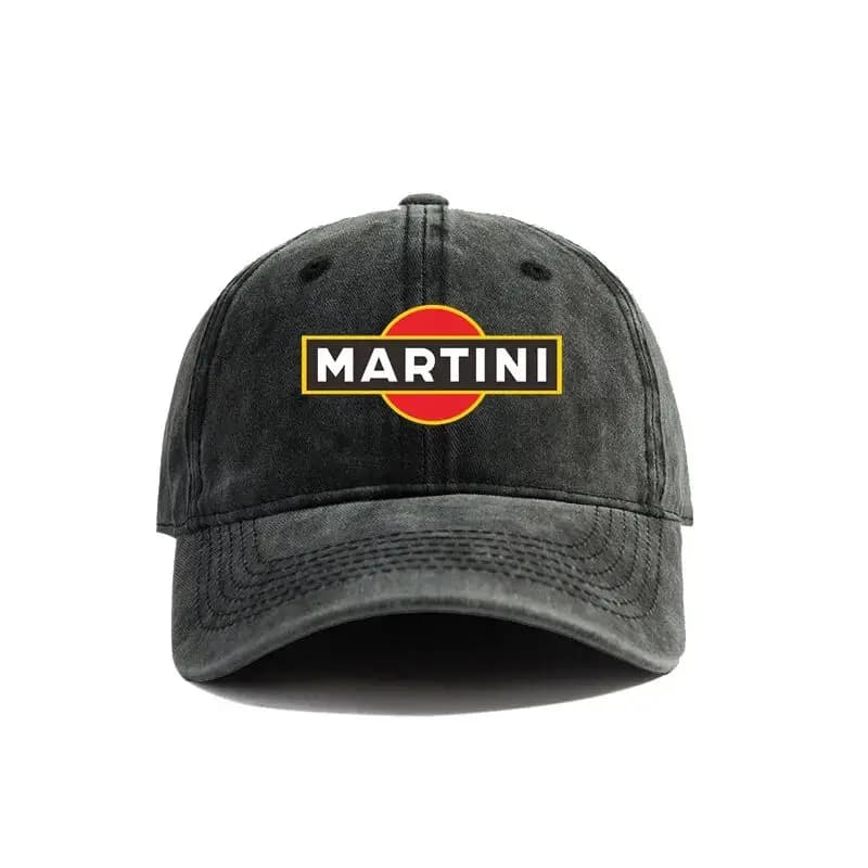 Martini Racing Baseball Caps Distressed Hats Cap Men Women Retro Outdoor Summer Adjustable Dad Hats - 2