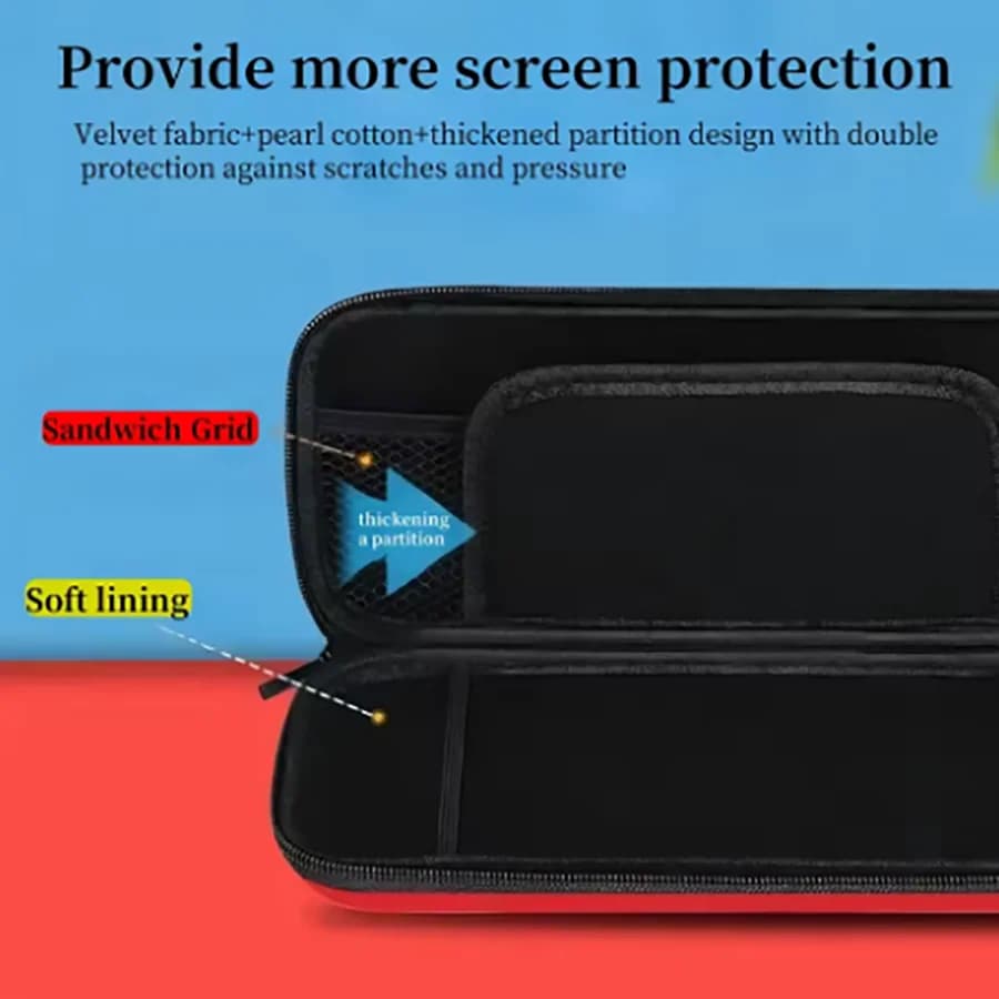 For Switch 2 Travel Case Accessories Waterproof EVA Hard Shell Protective Carrying Storage Hand Bag NS 2 ﻿ - 5