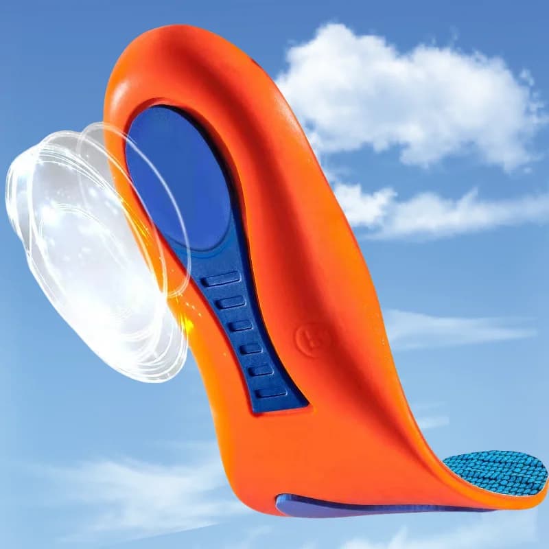 نعال مرنة رياضية لتقويم العظام للأحذية نعل للجنسين تكنولوجيا امتصاص الصدمات نعال ركض قابلة للتنفس - 3