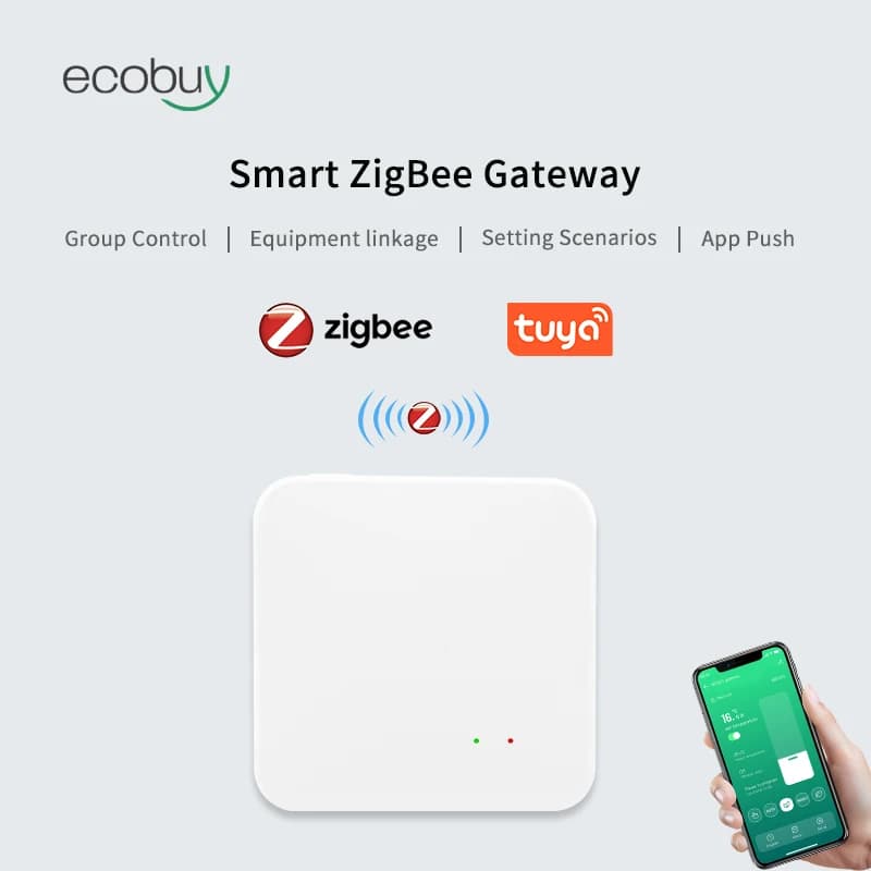Tuya Zigbee 3.0 Gateway Hub Smart Home Wireless Bridge Smart Life APP Remote Control Automation Device Works with Alexa Google - 2
