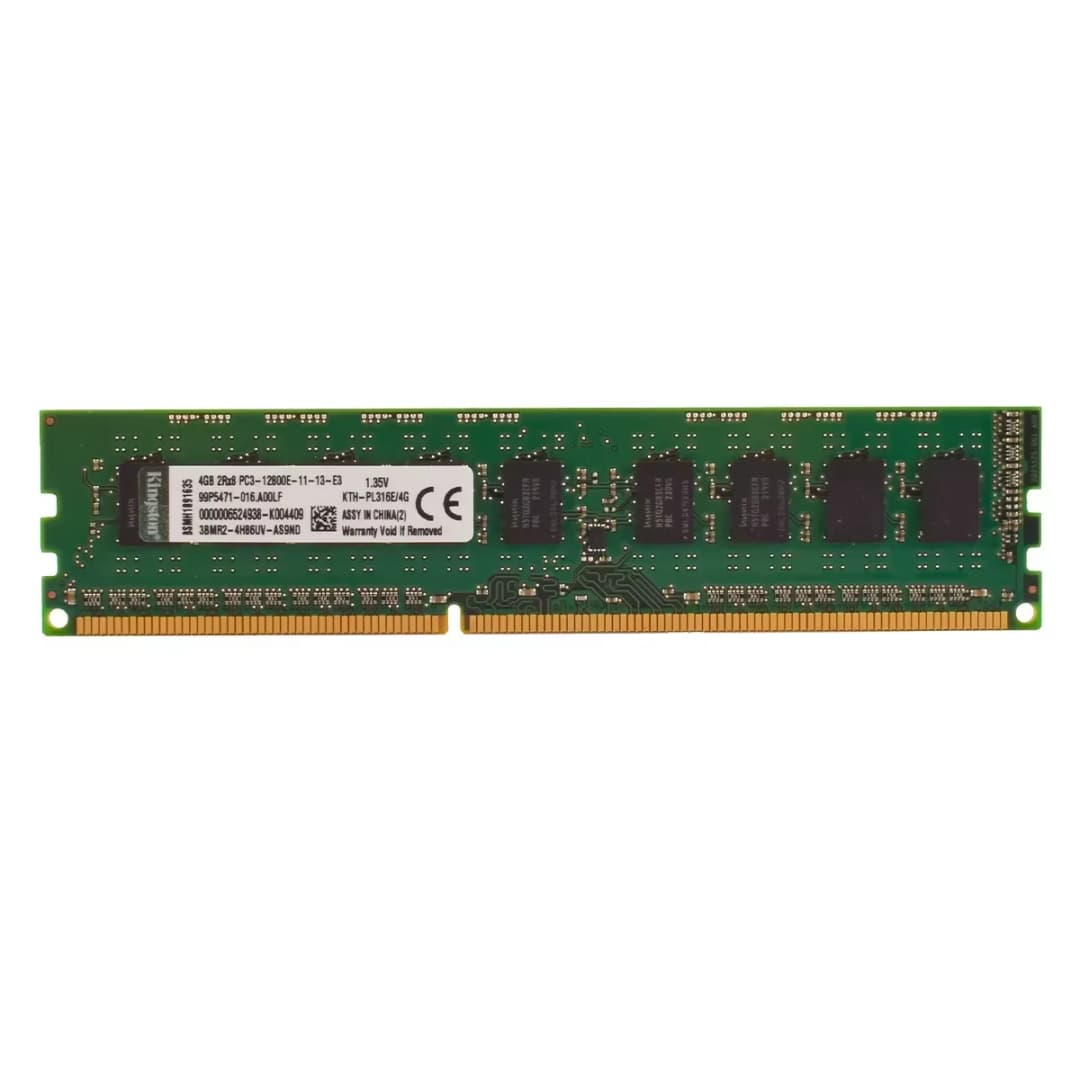 1/2/4PCS Kingston DDR3 DDR3L ECC RAM 4GB 8GB 1333MHz 1600MHz 1866MHz 240pin PC3-12800E ECC Unbuffered DIMM for Workstation - 4