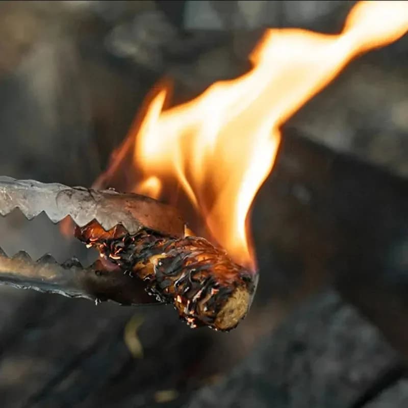 30/100 قطعة مشعل نار طبيعي، عصا شمع خشبية، مناسبة للمدفأة، موقد الشواء، فرن المدخنة، إشعال الفحم - 6