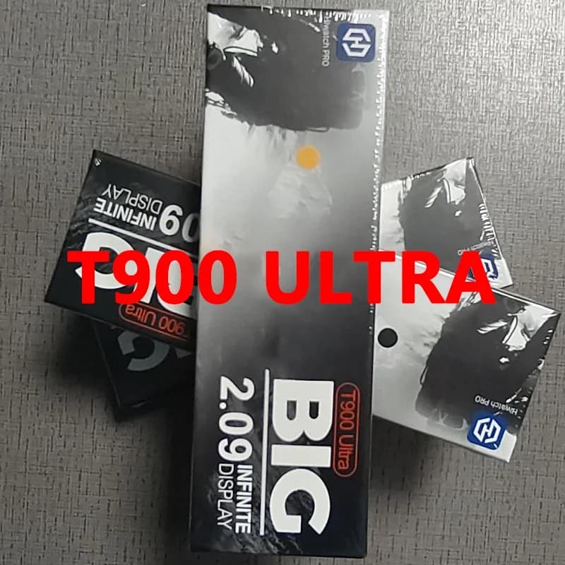 ساعة ذكية أصلية T900 Ultra كبيرة، شاشة 2.09 بوصة، مكالمات بلوتوث، سلسلة IWO 8، مناسبة للرجال والنساء، متوافقة مع IOS وأندرويد - 3