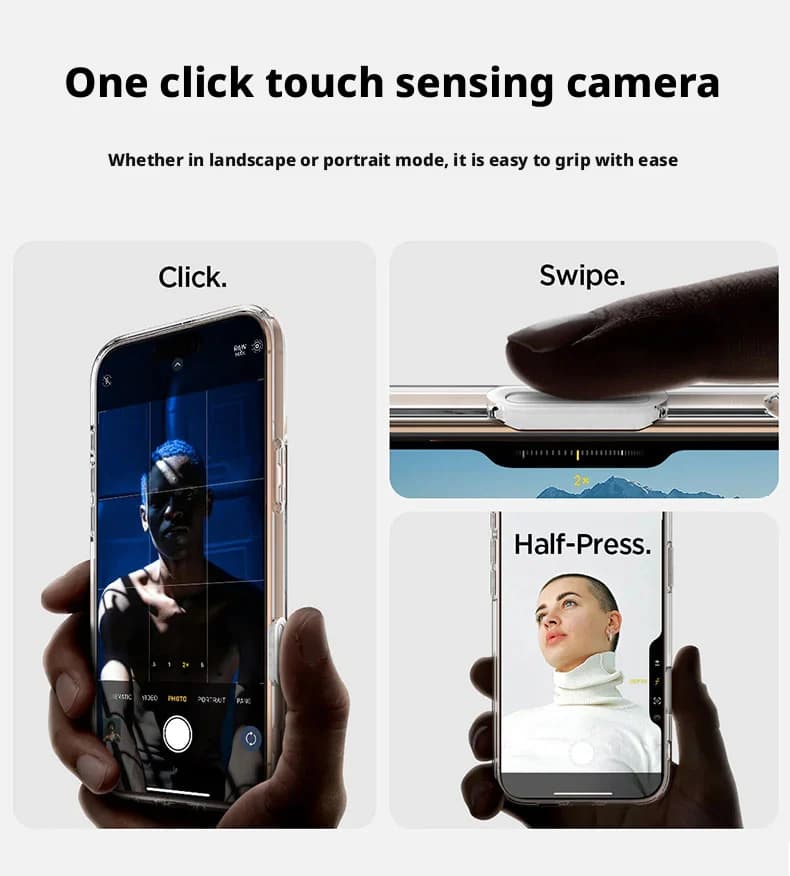 Spigen For iPhone 17 Pro Max Air 16 Plus Case Ultra Hybrid MagFit TPU Covered Camera Control Anti Yellowing For Magsafe Cover - 3