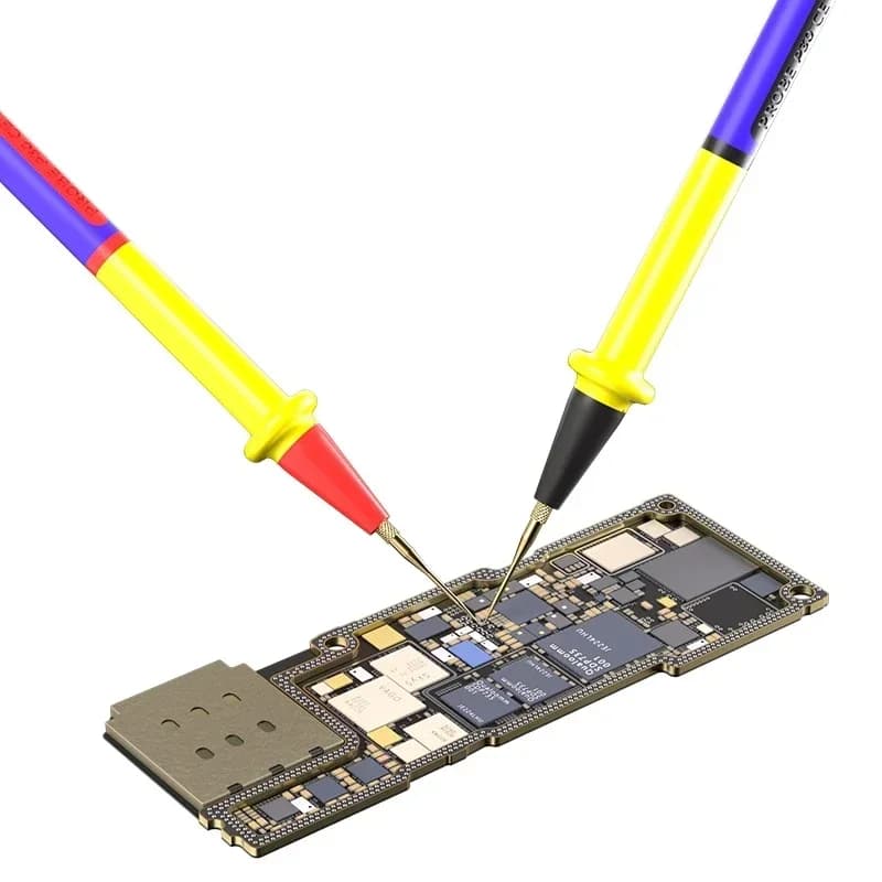 سلك قلم ميكانيكي متعدد الفولاذ المقاوم للصدأ ، طرف قابل للتبديل ، إبرة شاملة رفيعة ، مسبار اختبار ناعم ، RP15 ، 7.5 V ، 20A - 3