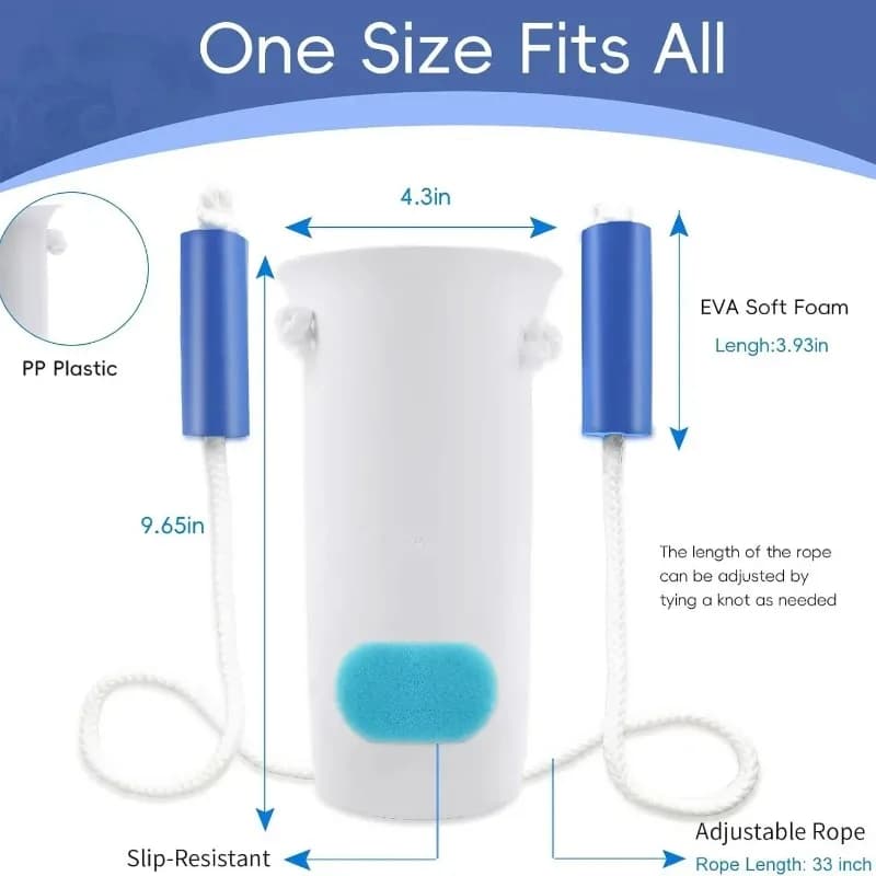 مساعد جوارب، تصميم مقاوم للانزلاق، لا يتطلب الانحناء، لكبار السن، مرضى التهاب المفاصل، الاستخدام المنزلي بعد الجراحة - 6