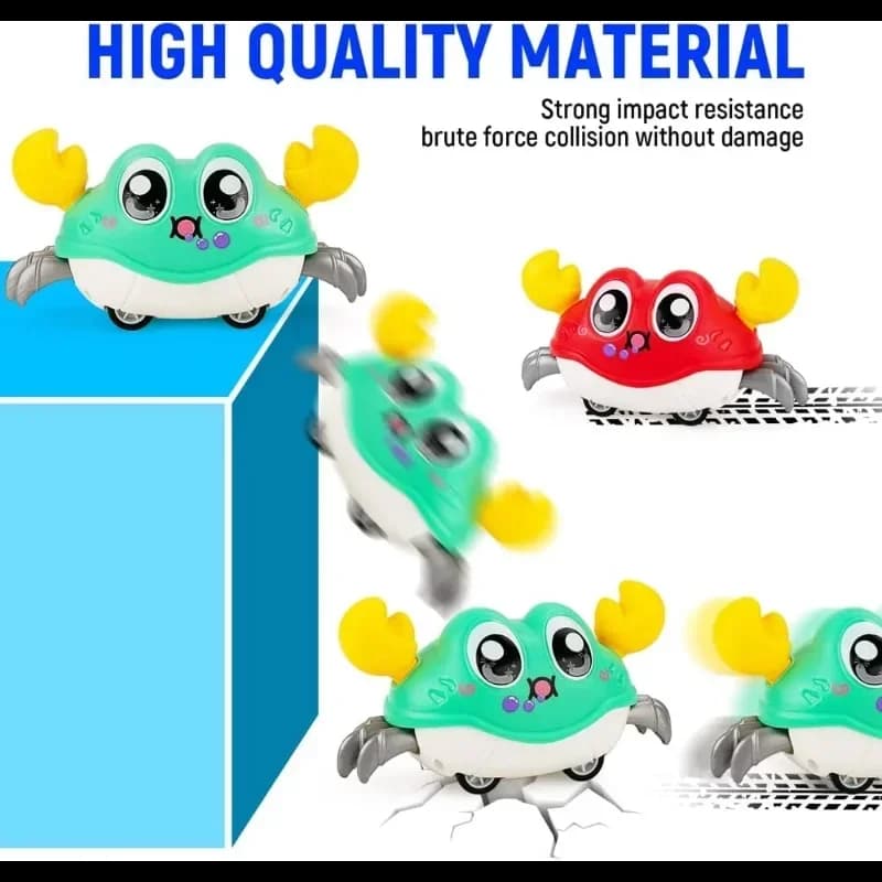 قوة مزدوجة المشي الزحف السلطعون البطن الوقت الطفل ألعاب حسية الرضع تعلم الزحف تطوير الأطفال المشي التفاعلي - 5