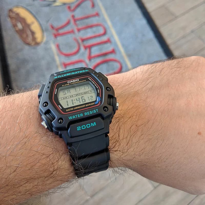 Casio G-Shock Men's Top Brand Set Military RELOGIO Digital Sport 200m Waterproof Quartz Watch DW-290-1V - 6