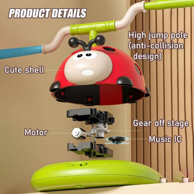 لعبة قفز موسيقية تعليمية متعددة الوظائف للأطفال، مناسبة للأنشطة الخارجية - 3