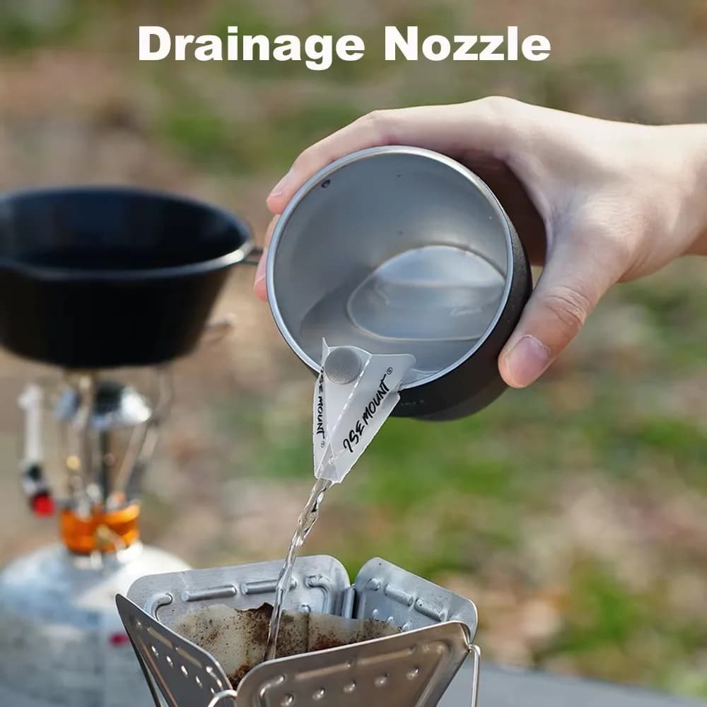 Easy To Install Portable Outdoor Camping Bowl Drain Spout PP Versatile Hand Drip Coffee Guide Nozzle Extended Mouth Camping Tool - 5