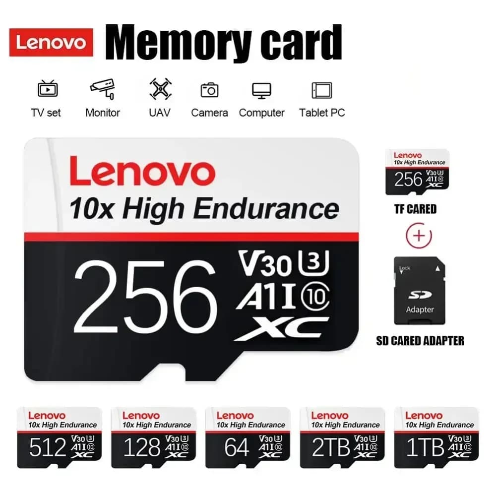 Original Lenovo Memory Card 1TB 2TB High Speed Micro TF SD Card 512GB SD V60 U3 TF Card For Nintendo Switch Ps4 Ps5 Game - 3