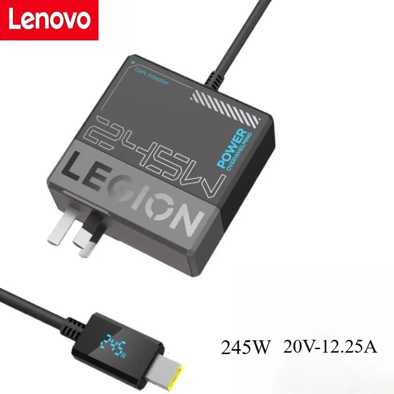 Lenovo Savior 245W 20V-12.25A High Power Square Port Gallium Nitride Charger Laptop Power Adapter Fast Charging - 2