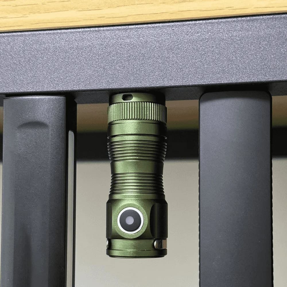 Sofirn SC13 Black Green SST40 LED 1300lm Mini Tactical 18350 Flashlight 6000K Keychain Emergency Torch - 6